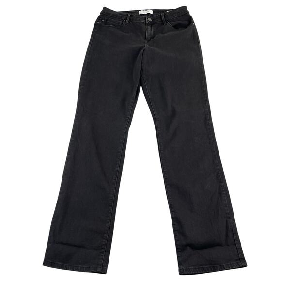 Skinny Girl Jeans The Rail Straight Black Denim Jeans Women's Size 10/30 - Picture 1 of 11